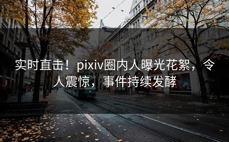 实时直击！pixiv圈内人曝光花絮，令人震惊，事件持续发酵